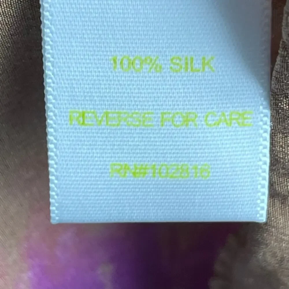 Garnet‎ Hill Silk Trapeze Dress 8 – Sleeveless Boho Handkerchief Hem - Picture 8 of 8